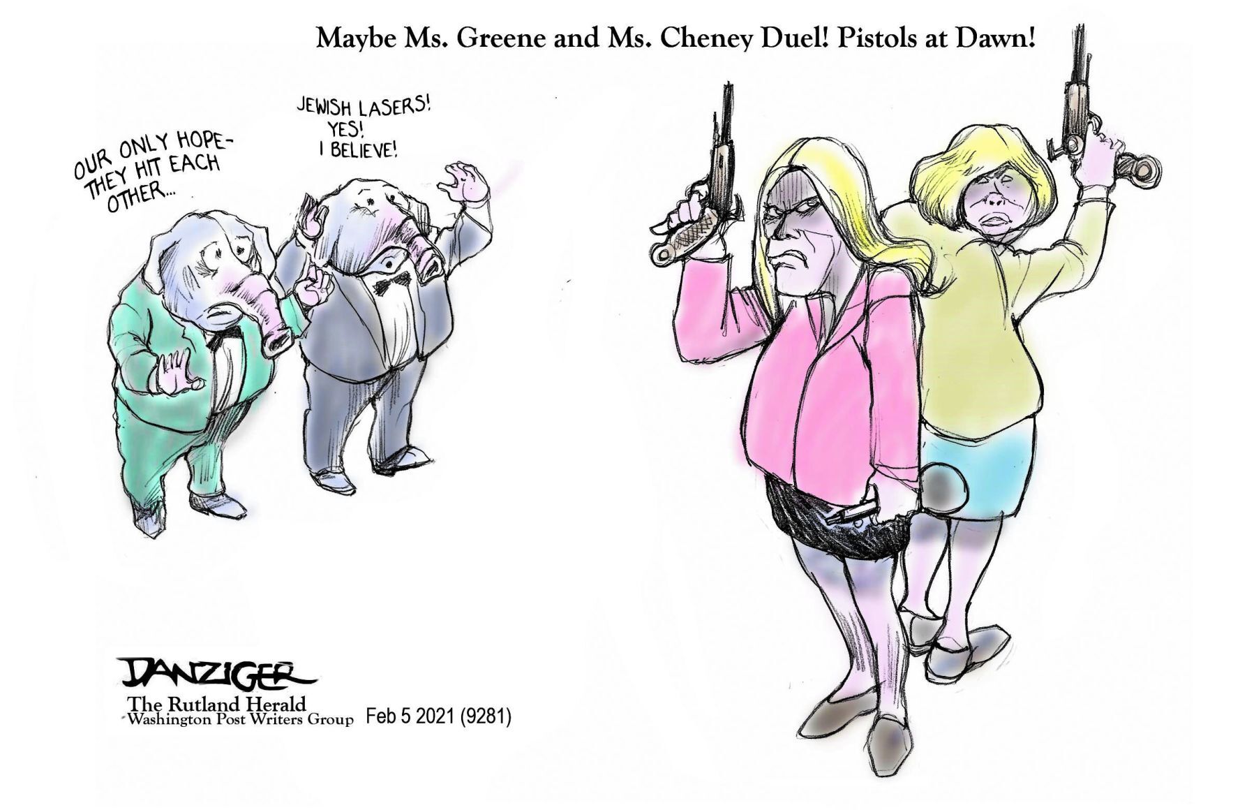 Jeff Danziger cartoon